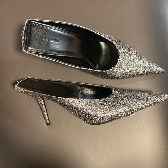 Balenciaga Square Knife Pointed Toe Mules size 39 - Picture 3 of 6